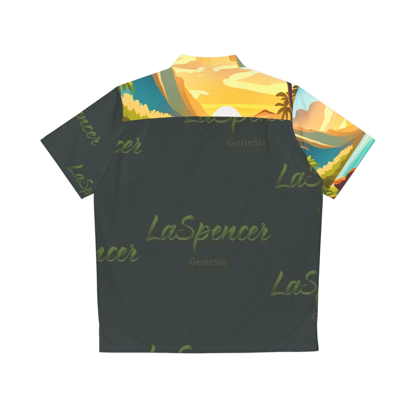 Laspencer Genesis Men's Hawaiian Shirt (AOP)