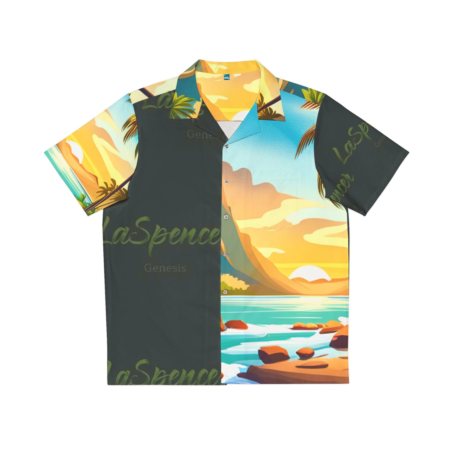 Laspencer Genesis Men's Hawaiian Shirt (AOP)