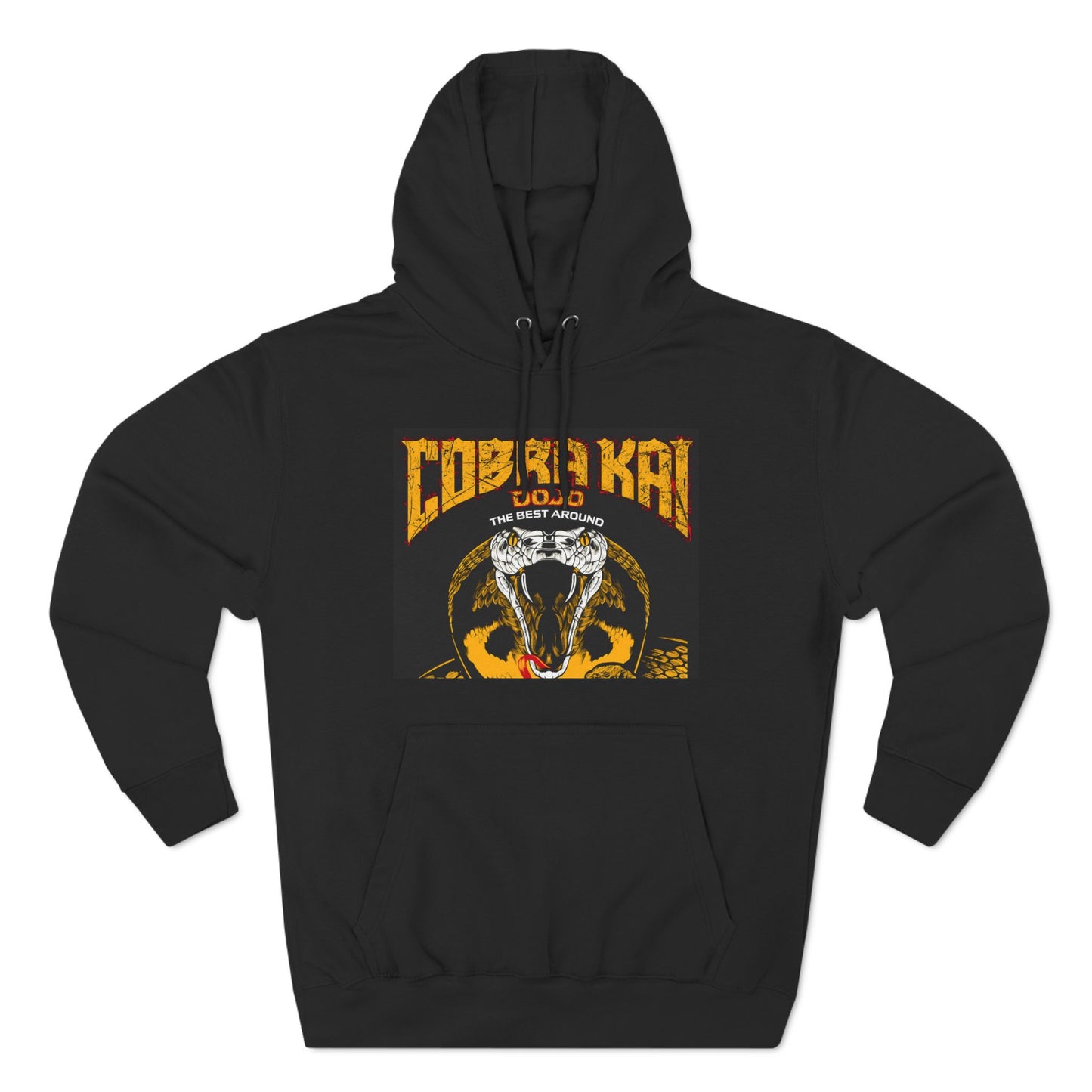 Three-Panel Fleece Hoodie